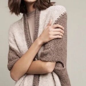 Sleeping on Snow Anthropologie Cocoon Cardigan Sweater One Size Neutral RARE HTF